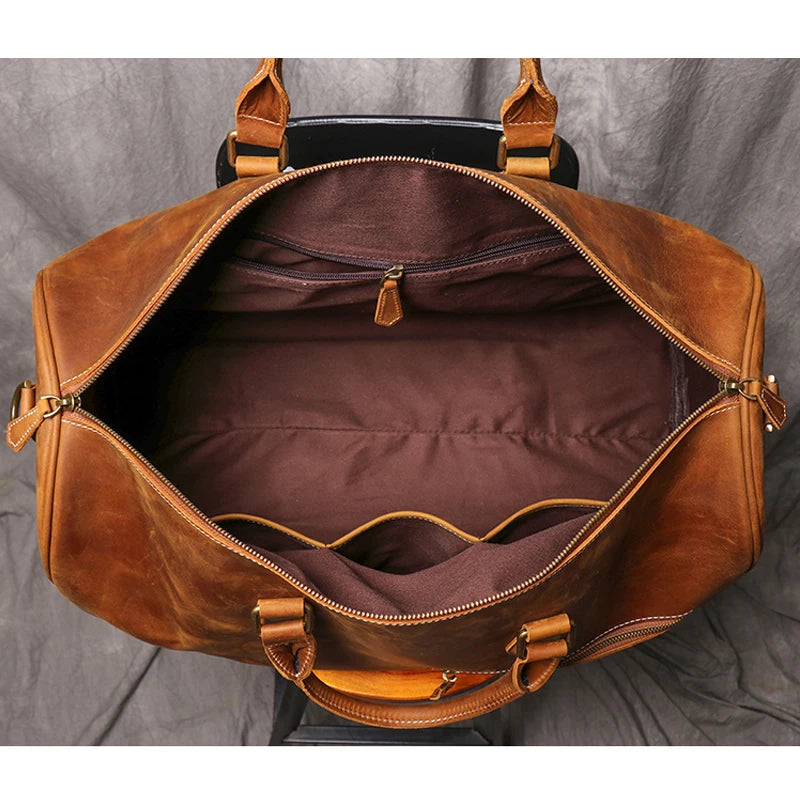 Crazy Horse Leather Duffel